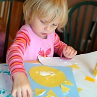 Child Care Schedule - Gluing