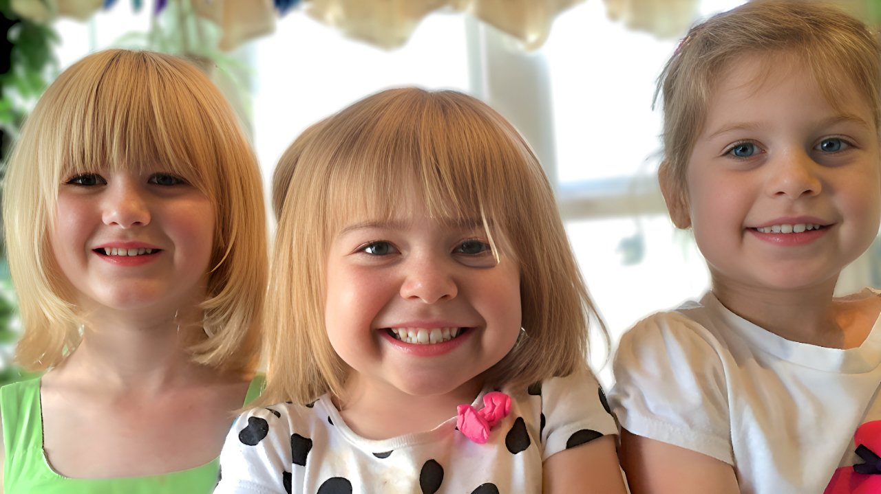 Child Care Enrollment - Three Girls Smiling