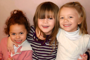 Child Care Prices - Three Girls Smiling