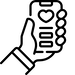 Icon of Mobile Phone with Heart - Parent Information