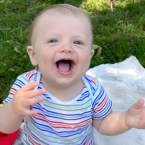 Baby Laughing Outside