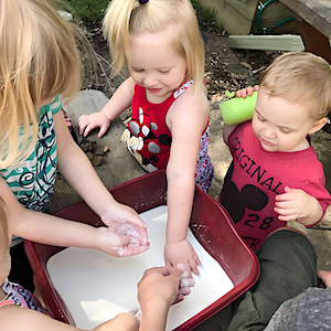 Child Care Fees - Children Walking on Balancing Stones