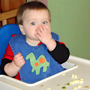 Infant and Toddler Care - Baby Boy Eating