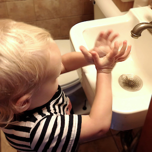 Toilet Learning - Boy Snapping Pants